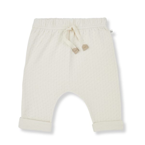 pantalon blanc coton bebe 1+ one the family