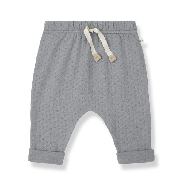 pantalon gris coton bebe 1+ one the family