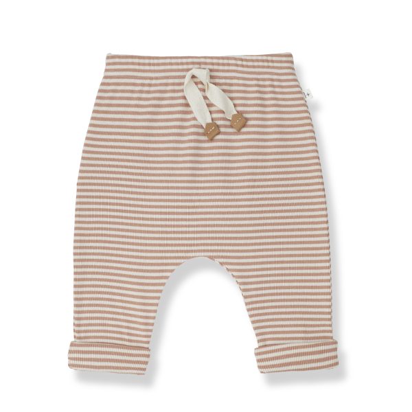 Legging coton bebe rayé 1+ one the family