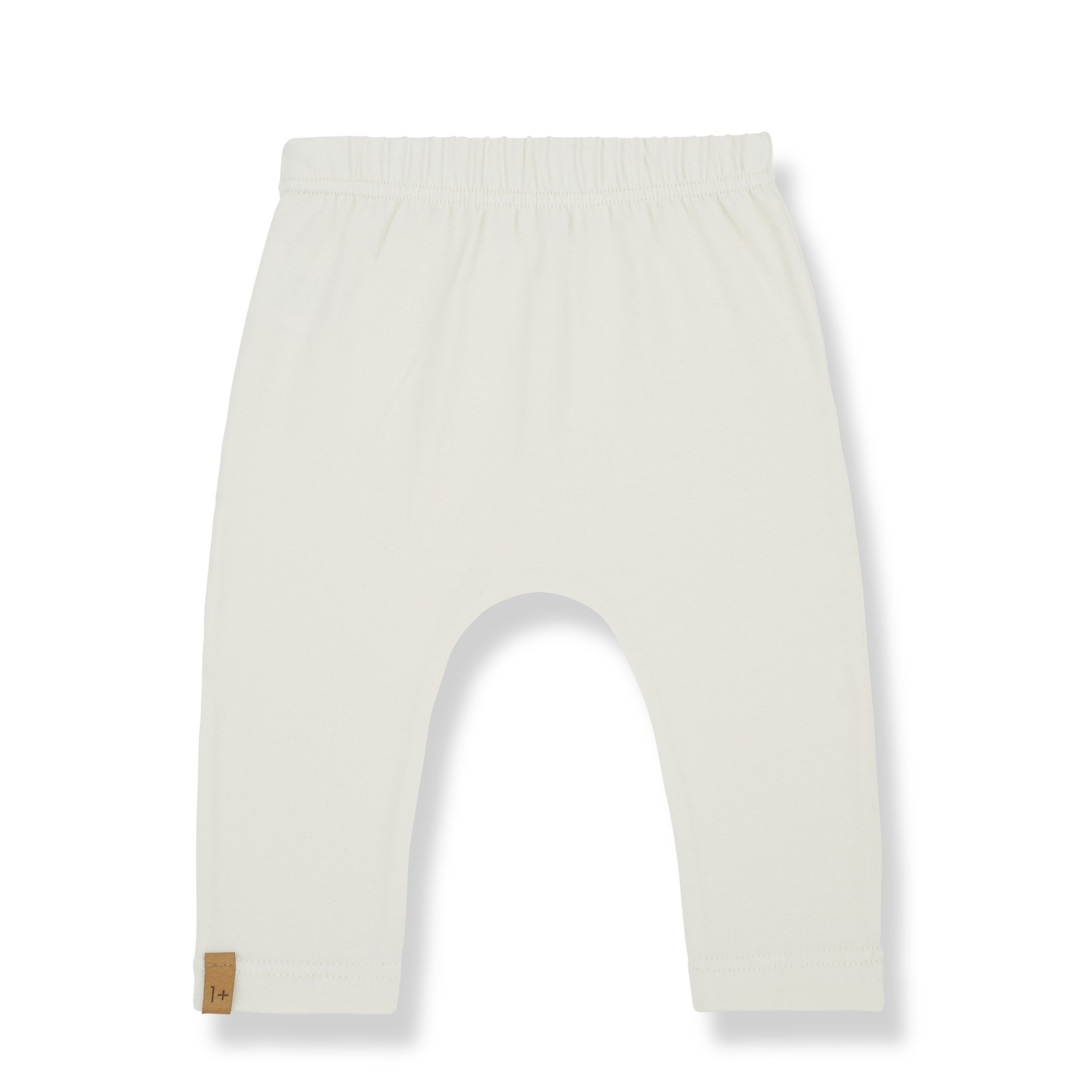 Legging bébé ivoire en coton Pam avec taille élastique – 1+ in the Family