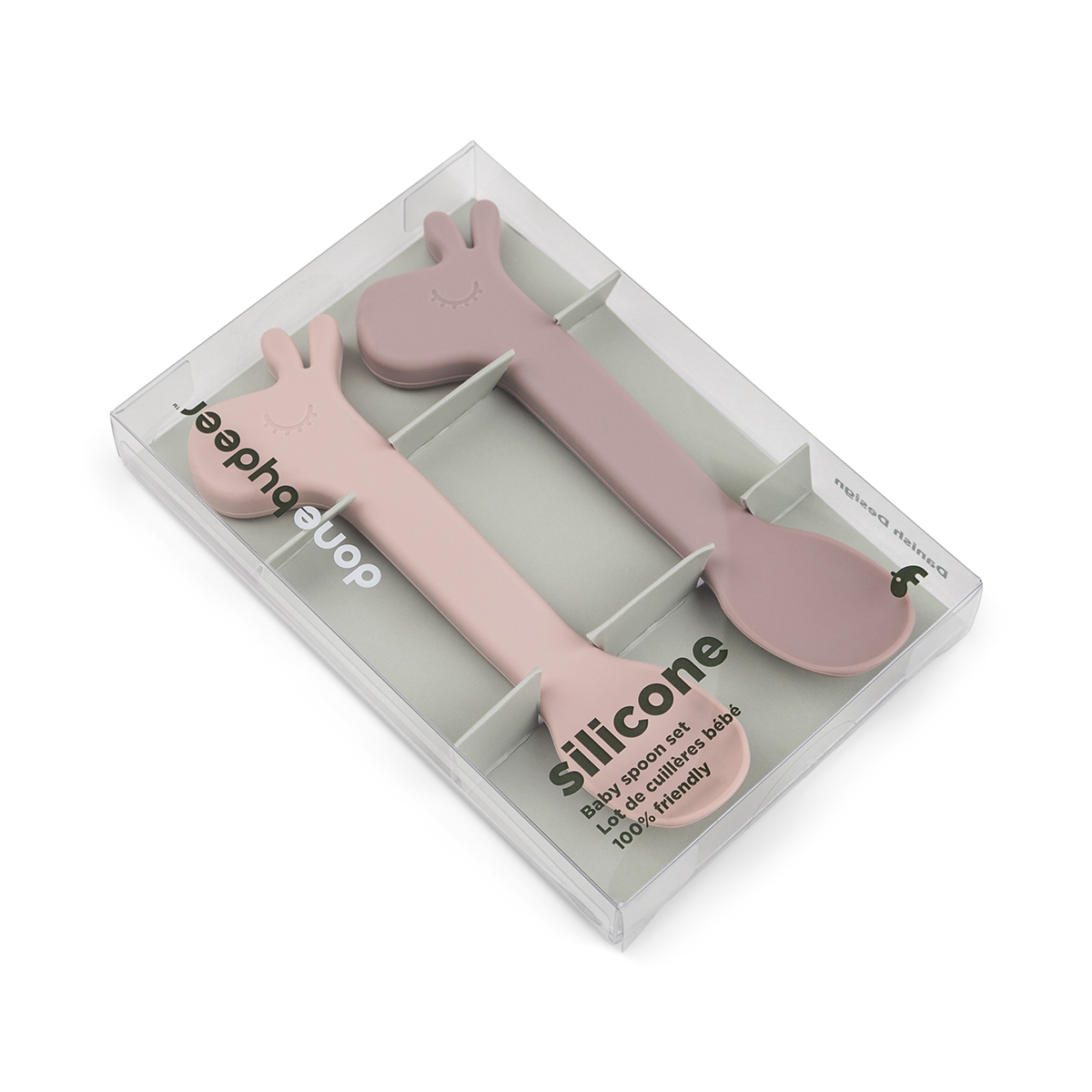 Set de 2 cuillères en silicone - Lalee Rose