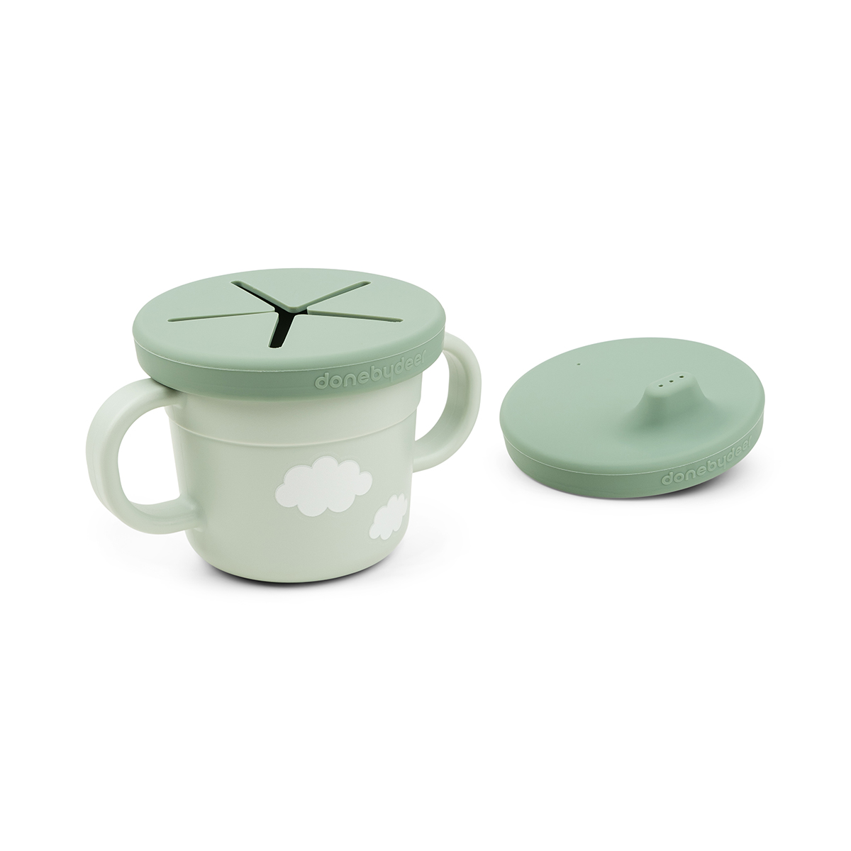 Tasse d'apprentissage et snack - Croco Vert
