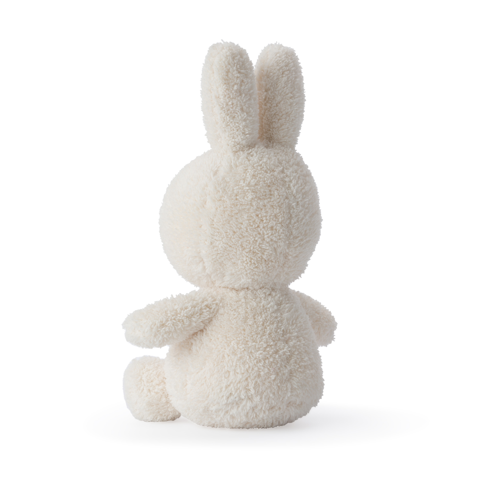 Peluche Miffy Terry crème 23 cm – Bon Ton Toys – vue de dos – peluche douce fabriquée à la main avec rembourrage en PET recyclé