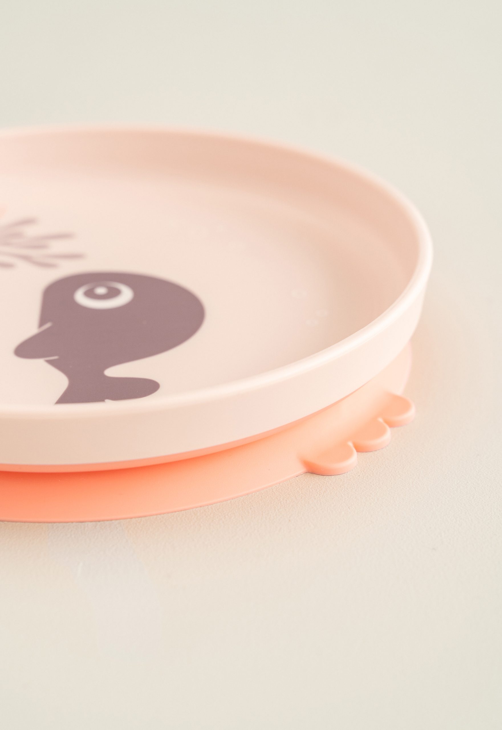 Coffret repas Wally - 3 pièces - Rose