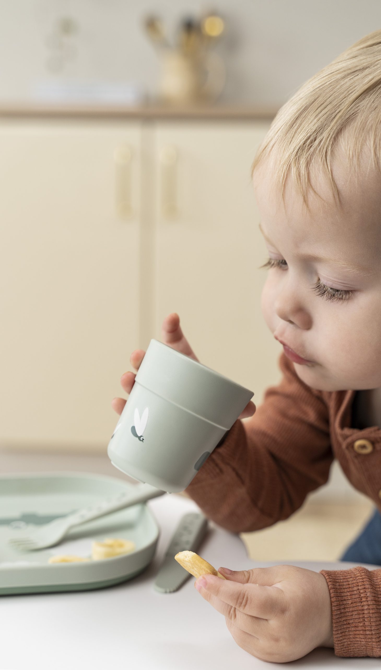 Mini gobelet foodie croco - vert 135ml