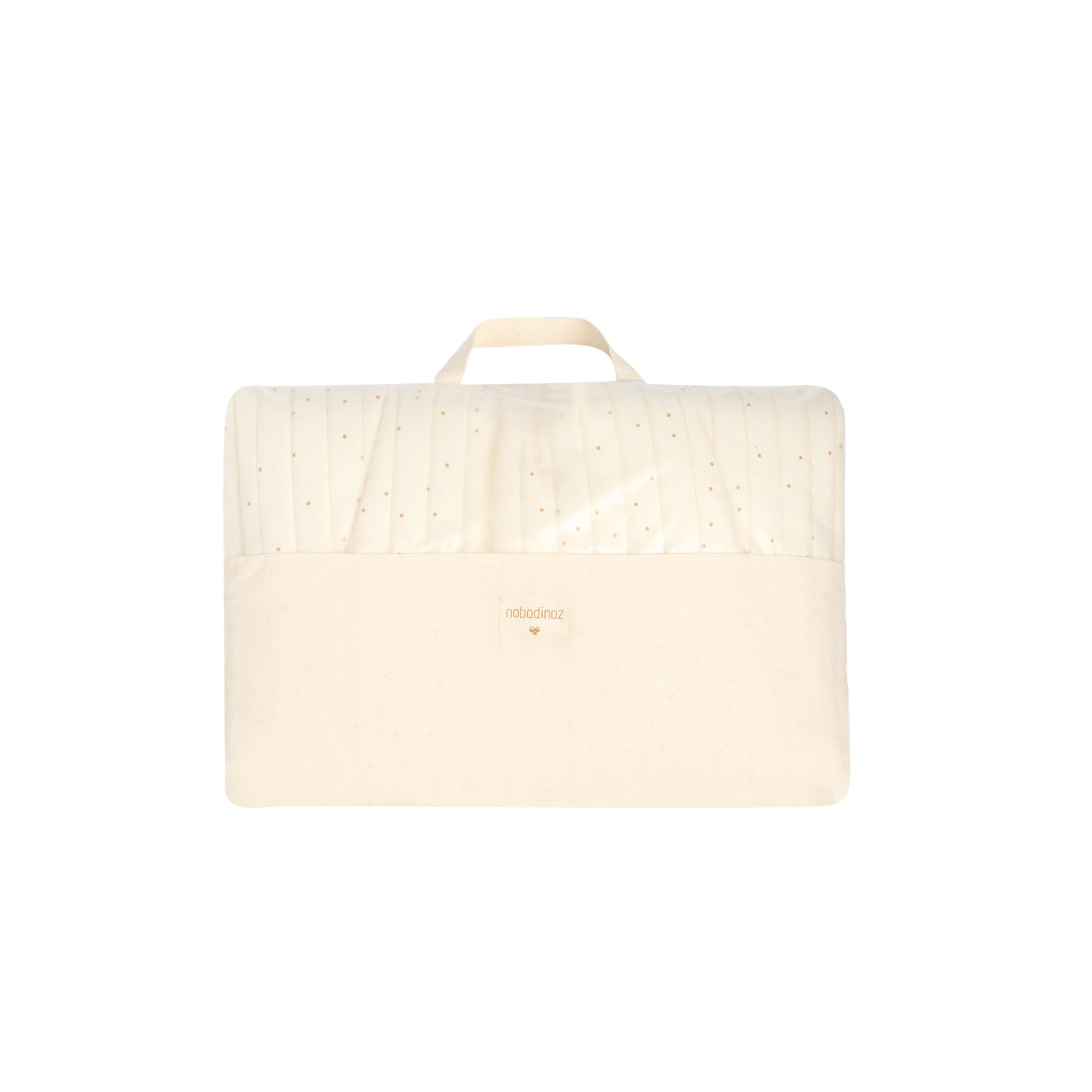 Housse de transport du transat bébé Nobodinoz Growing Green en coton bio.