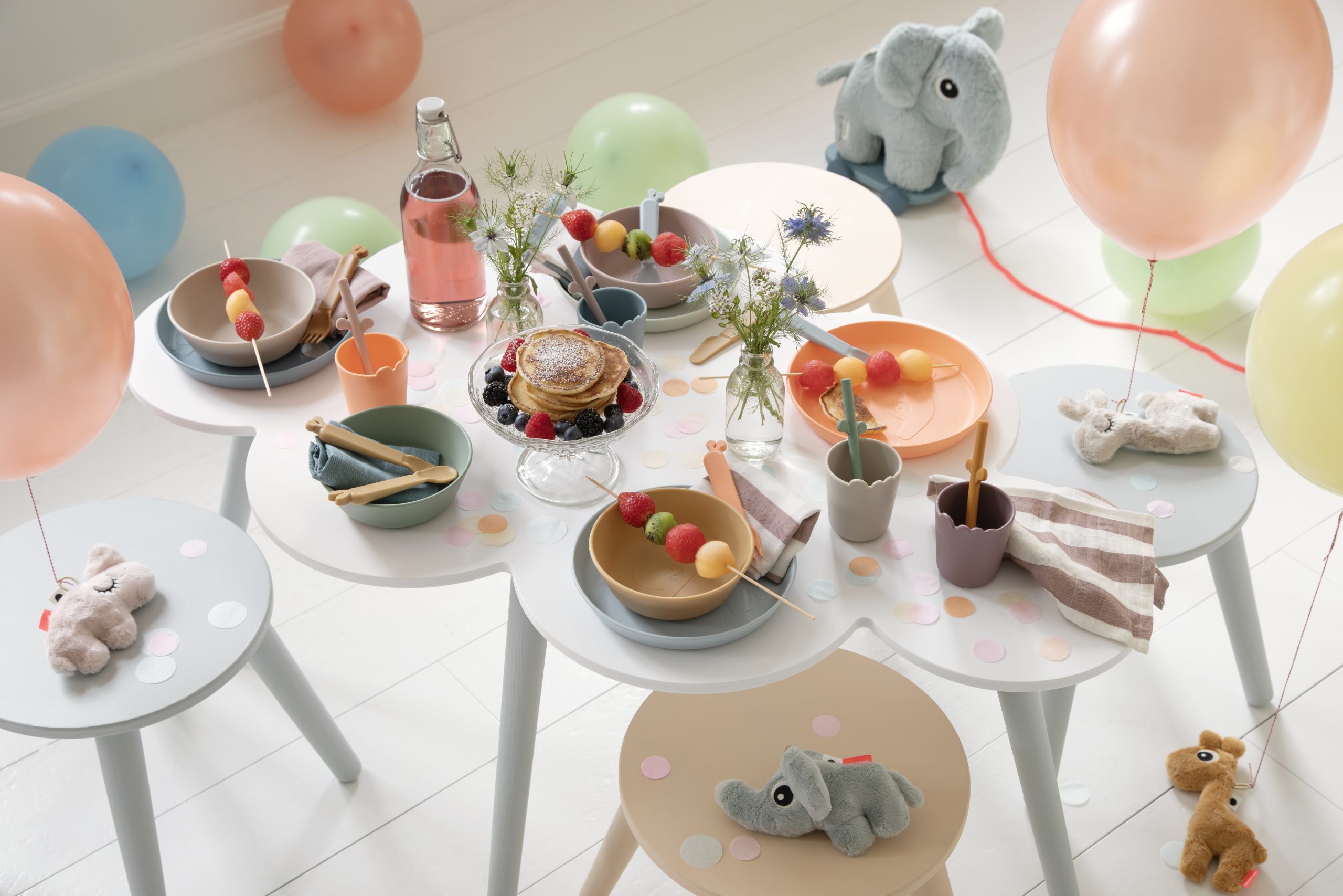 Lot de 4 cuillères kiddish Lalee - Vert