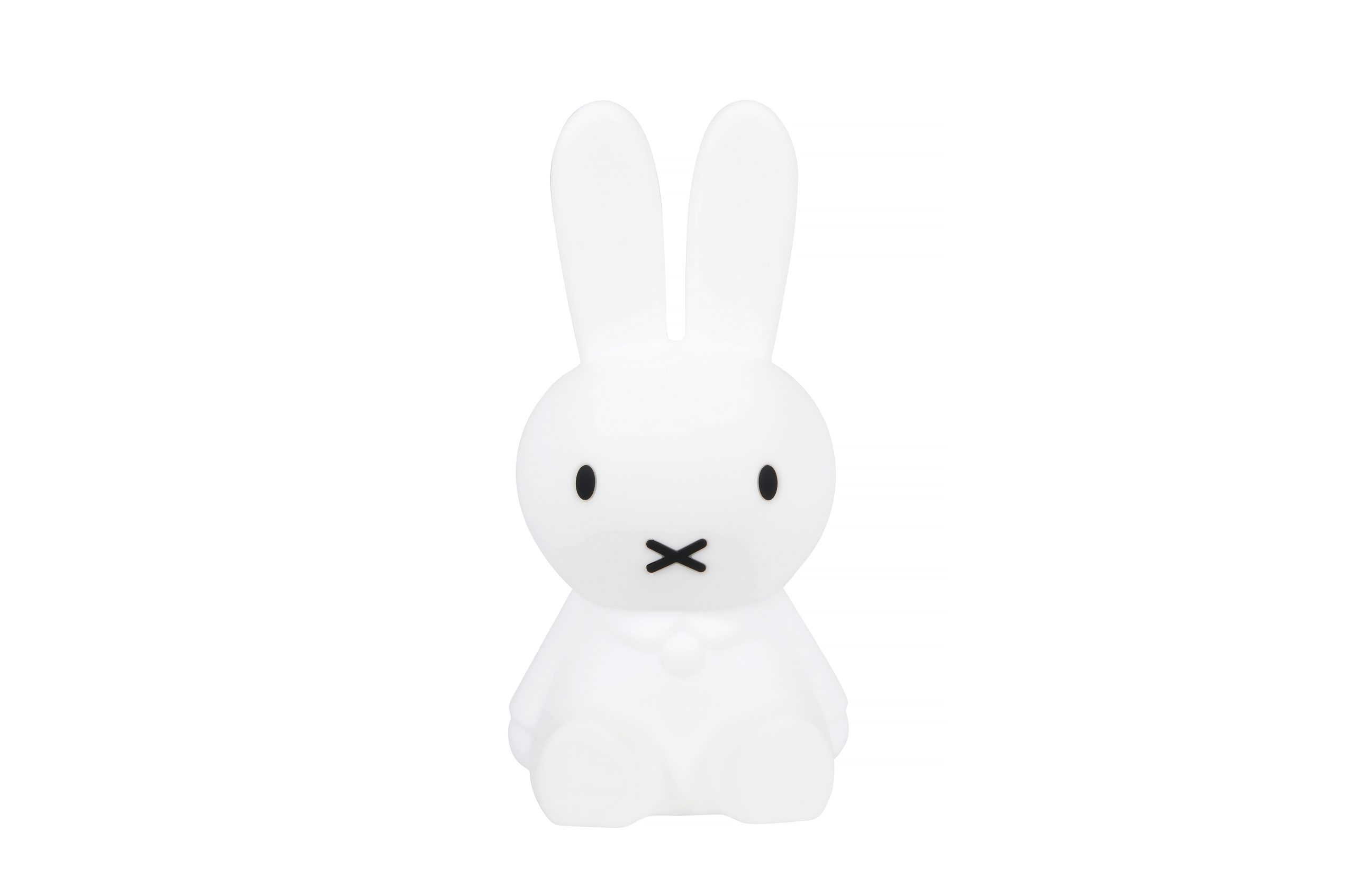 Veilleuse Miffy petit modèle blanc, lapin assis vu de face