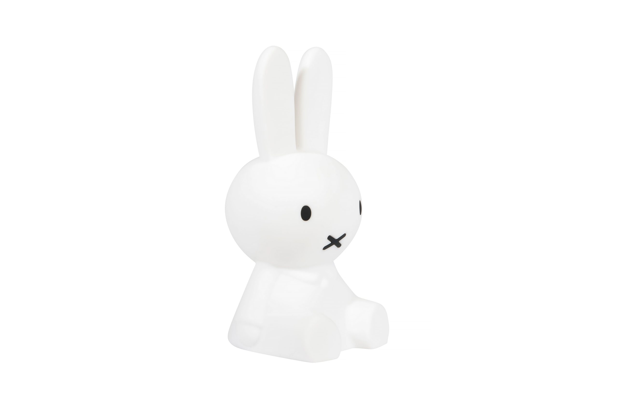 Veilleuse Miffy petit modèle blanc vue de côté sur fond blanc