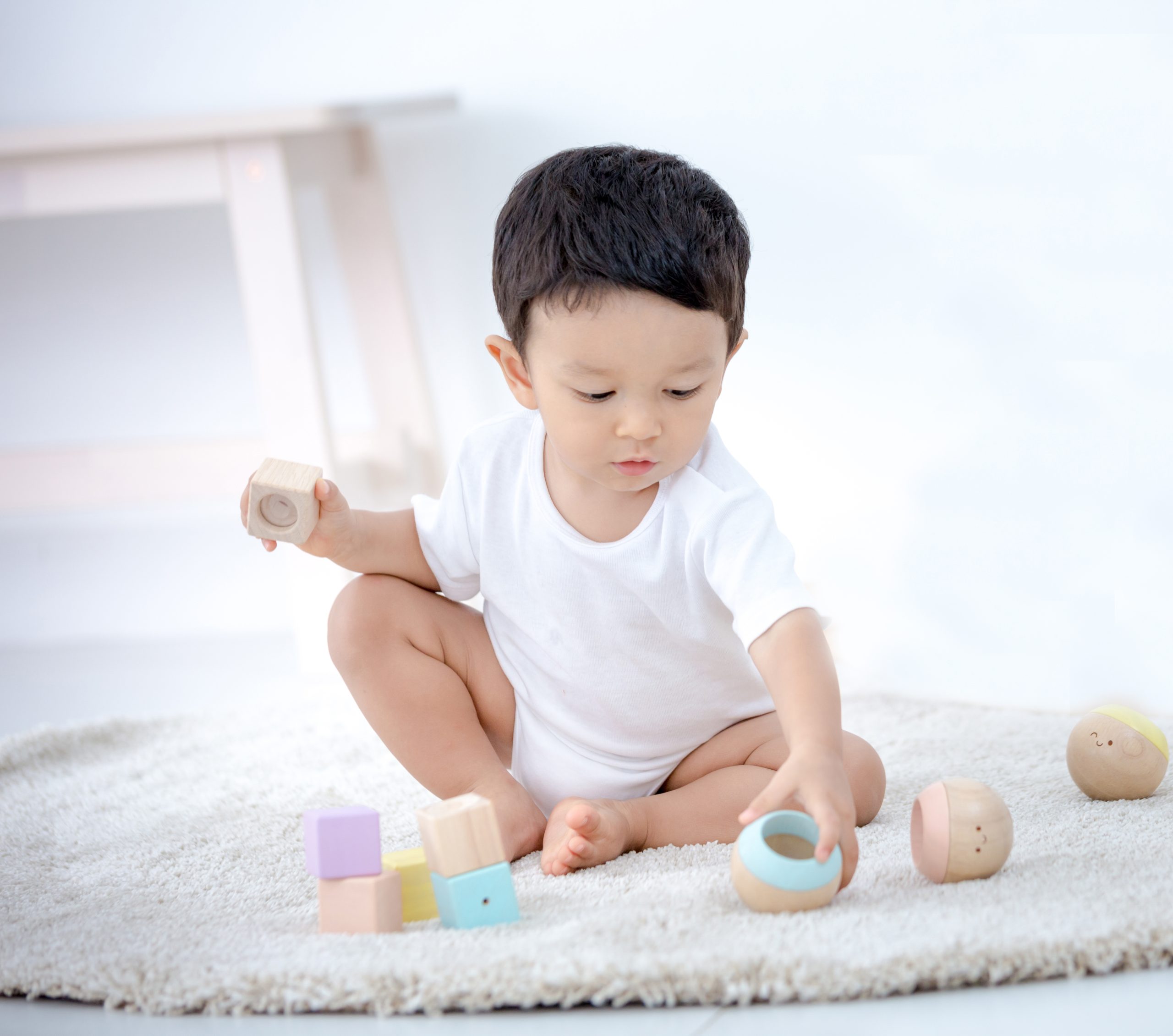 Têtes sensorielles pastel - set de 3