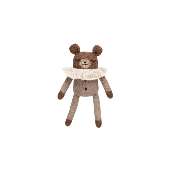 Doudou Ourson pyjama - Taupe main sauvage