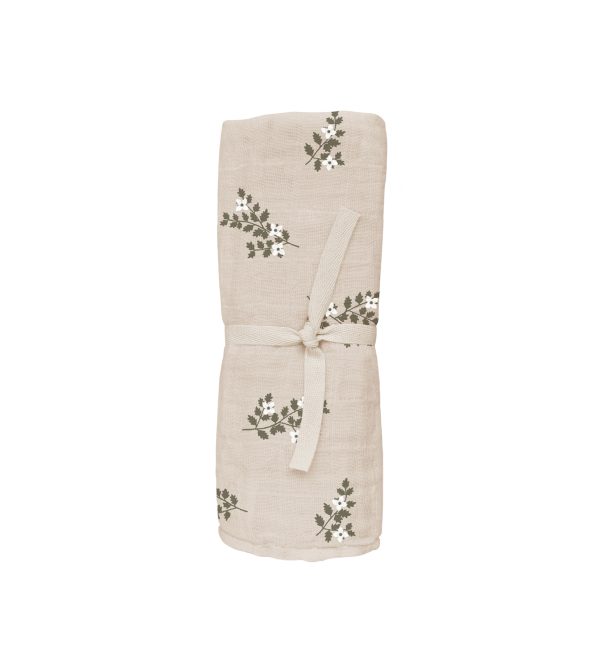 Lange en coton - Holly Flowers main sauvage