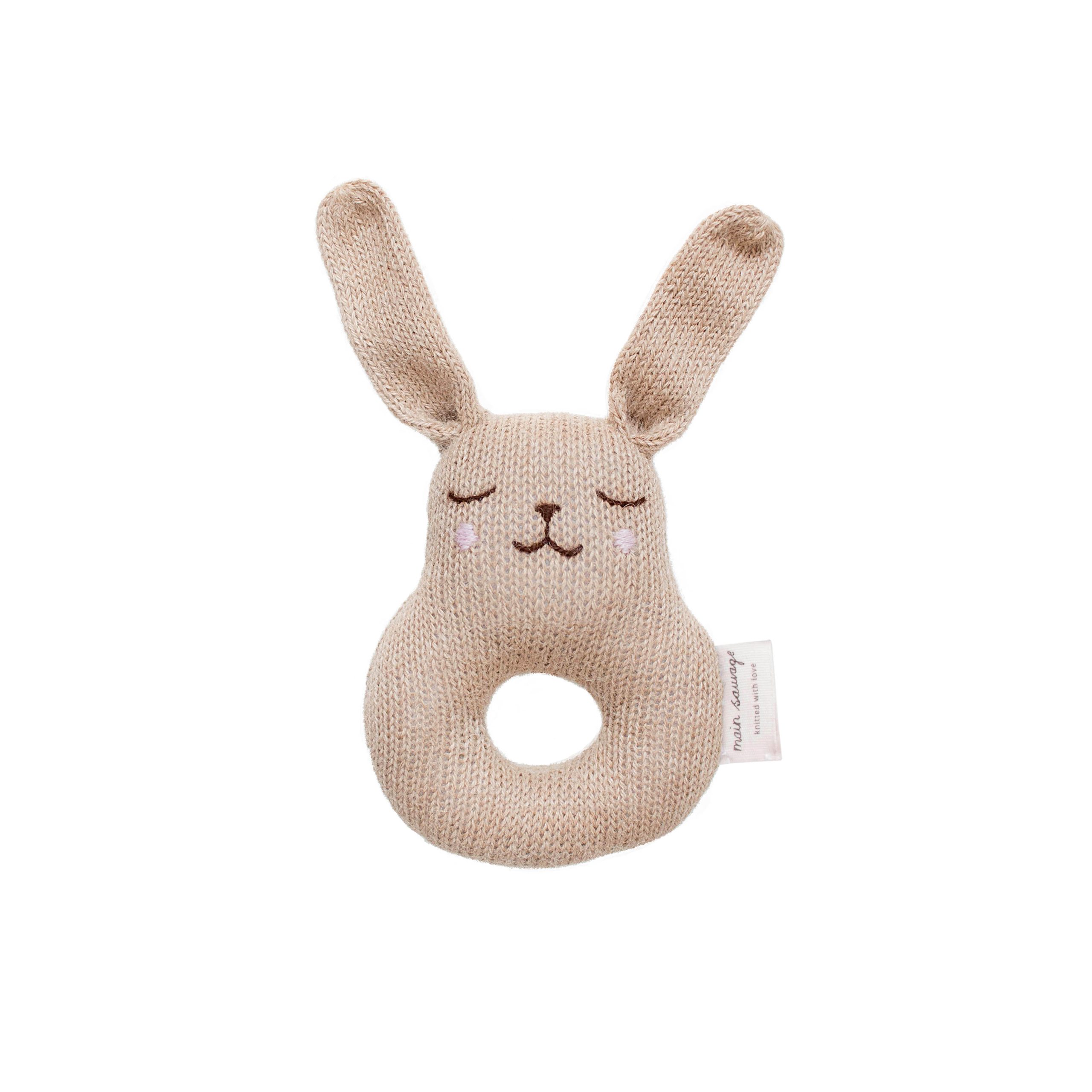 Hochet Lapin - Sable main sauvage