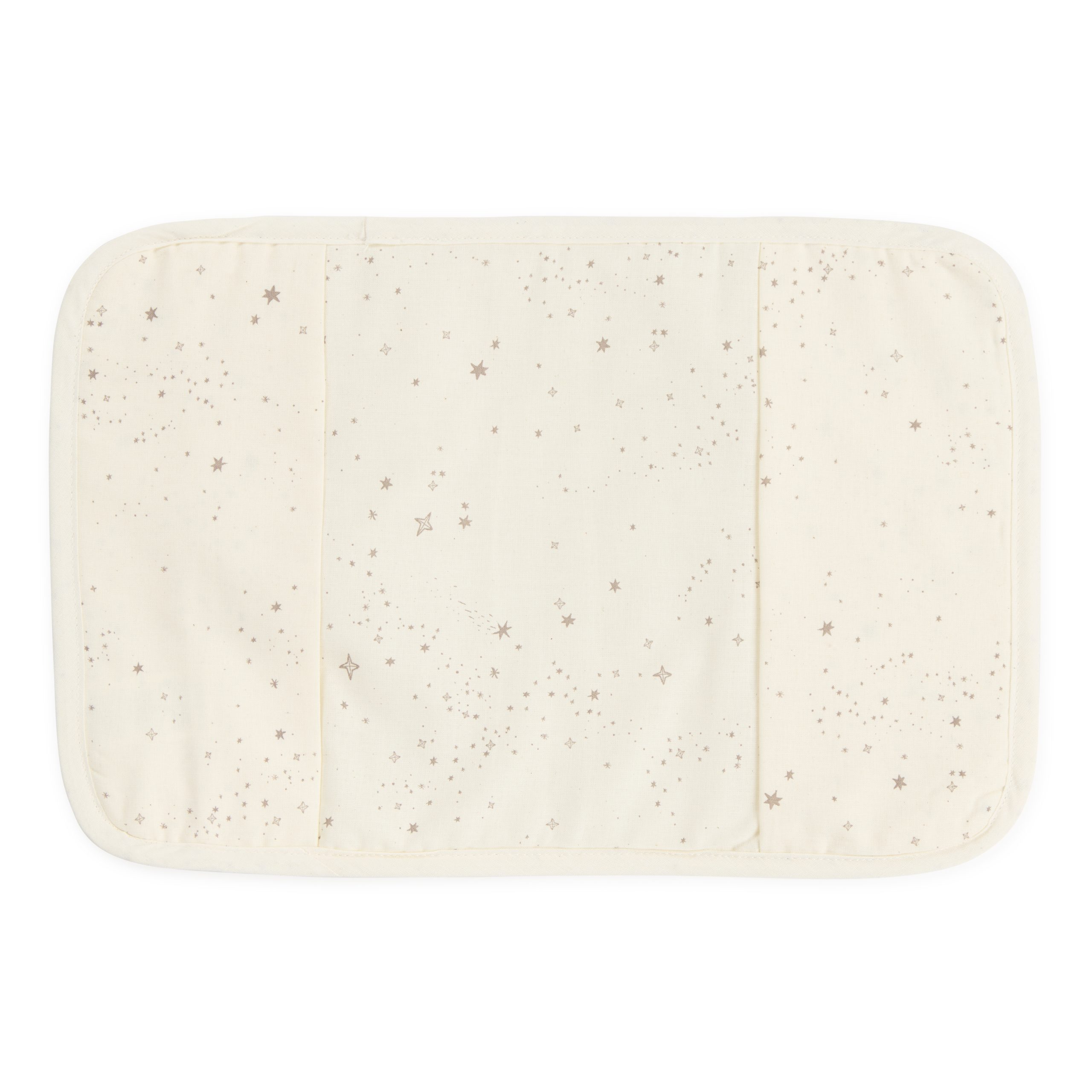 Intérieur protège carnet de santé bébé coton motif étoiles couleur naturelle Nobodinoz