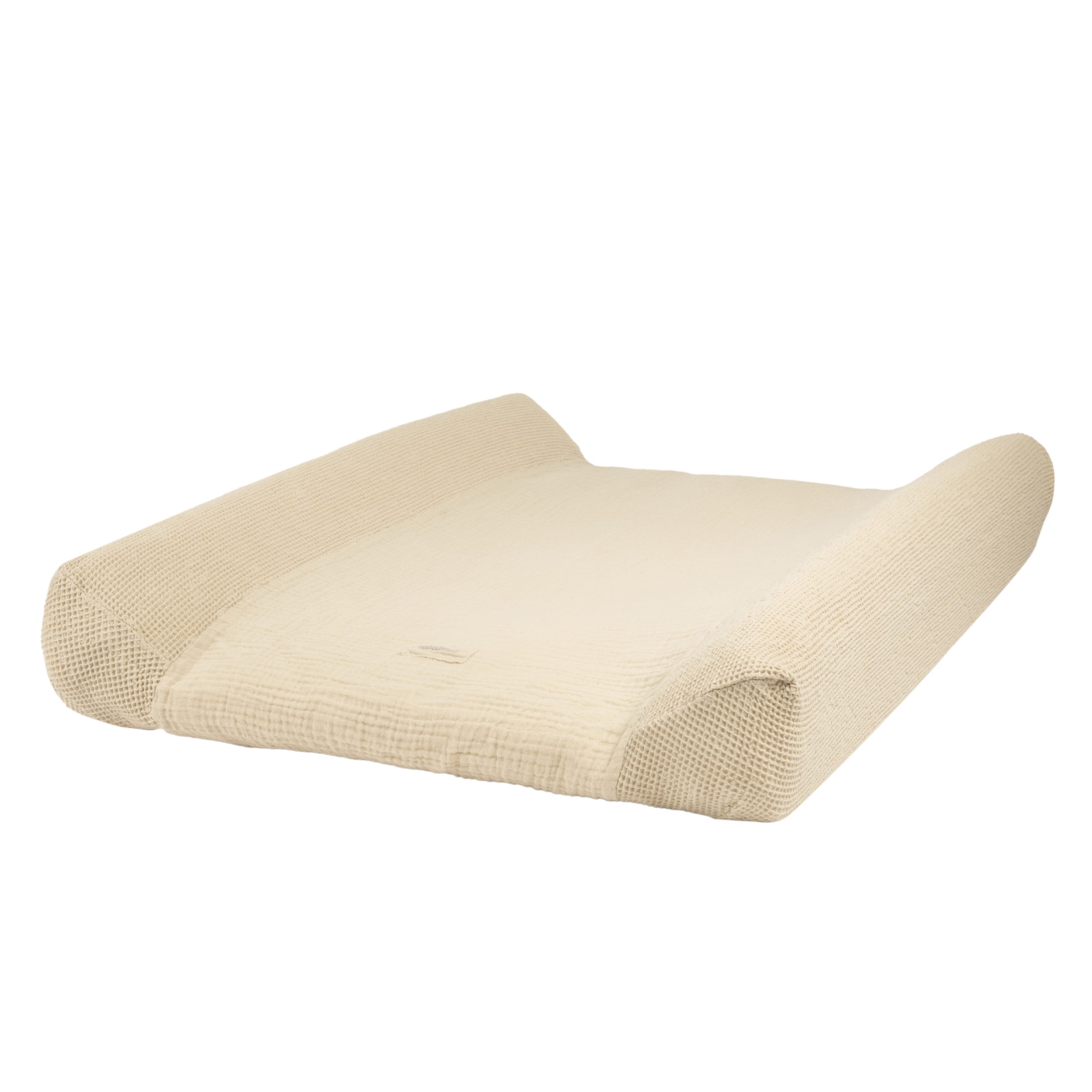 Matelas à langer bebe imperméable Nobodinoz coloris Ginger en coton lavé