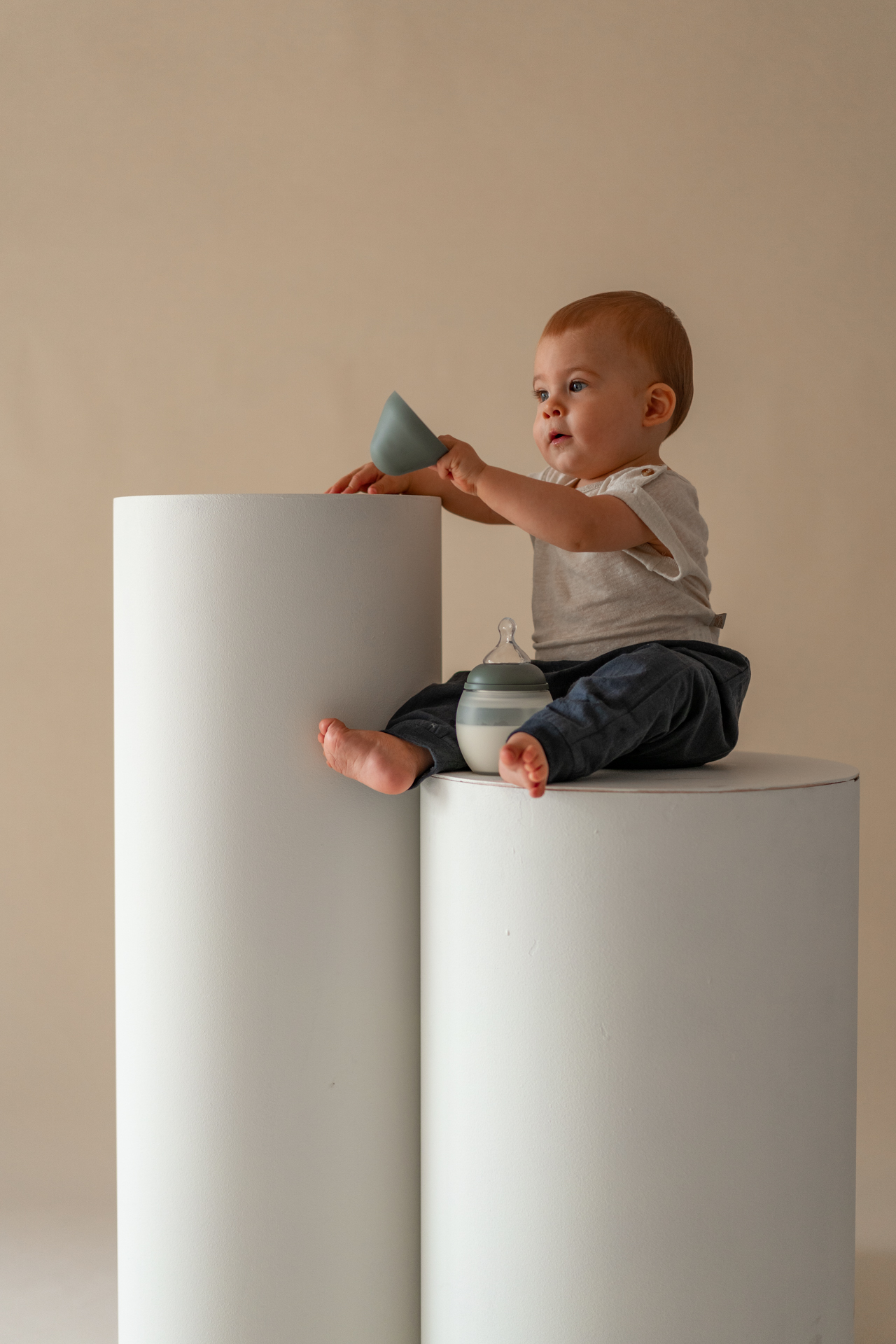 Biberon 150 ml - Kaki