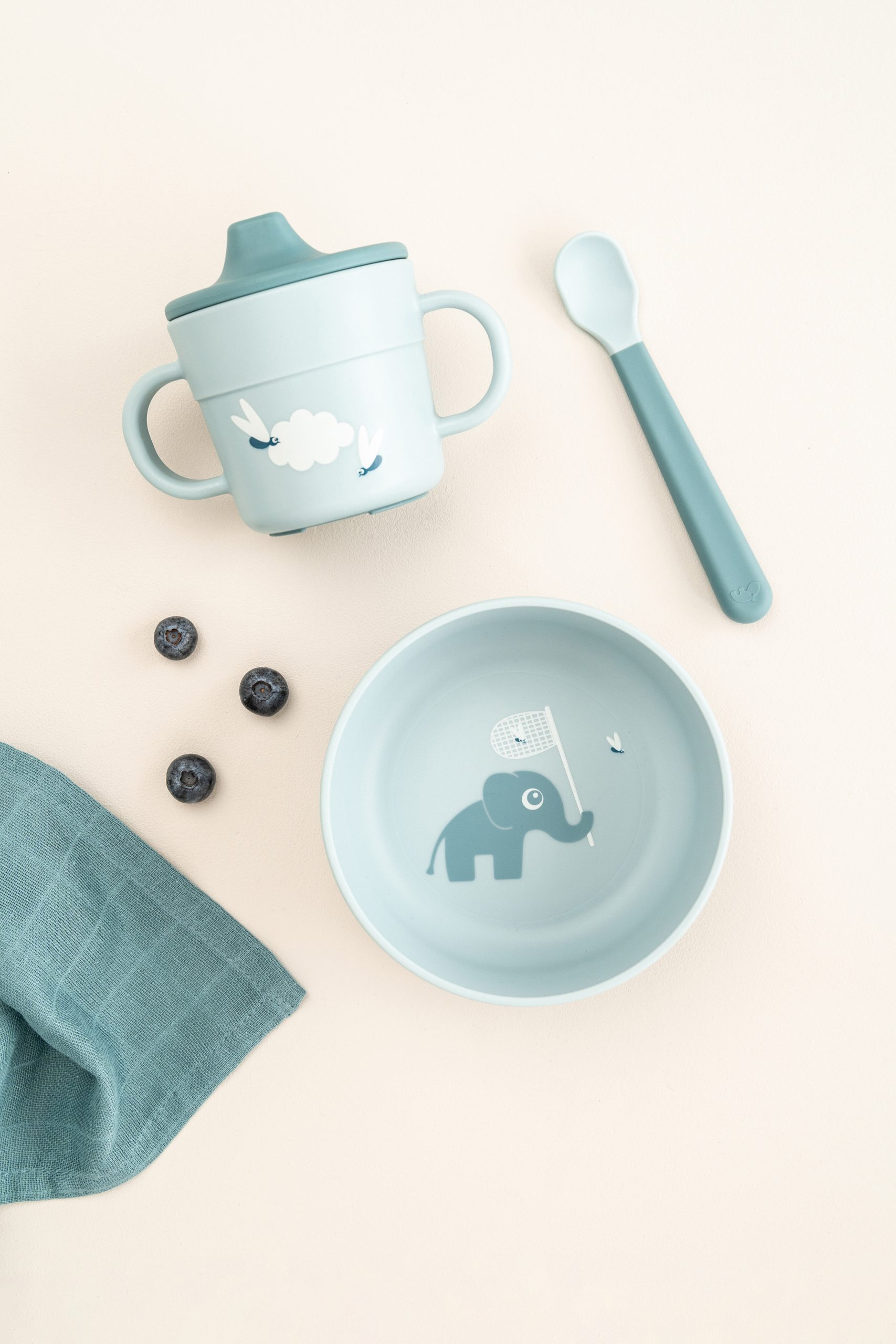 Coffret premier repas - Elphee Bleu