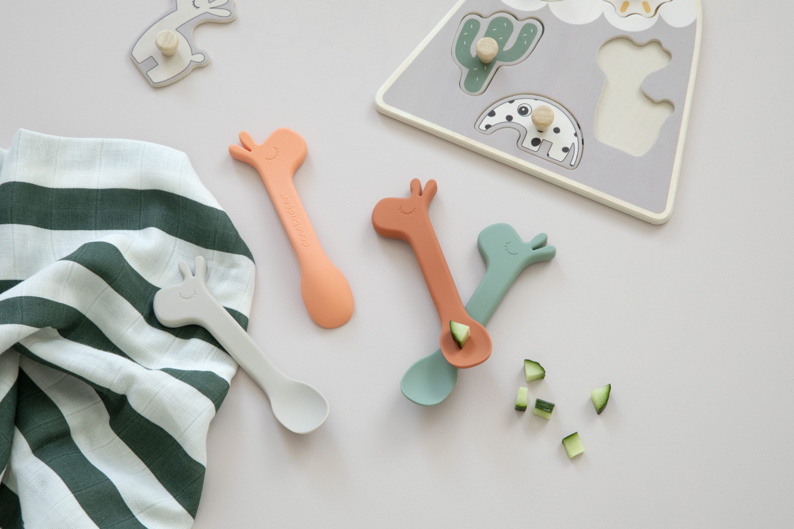 Set de 2 cuillères en silicone - Lalee Rose