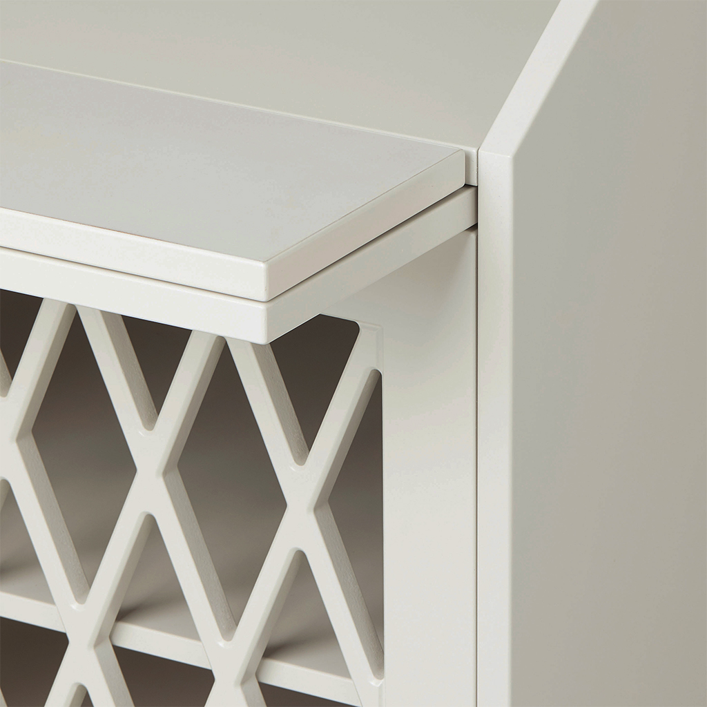 Table à langer Harlequin - Blanc