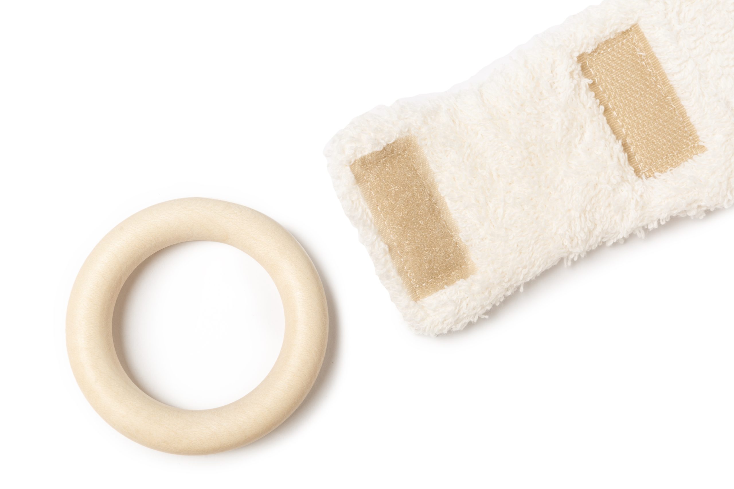 Oreilles en coton bio amovibles de l’anneau de dentition Bunny Nobodinoz – lavables en machine