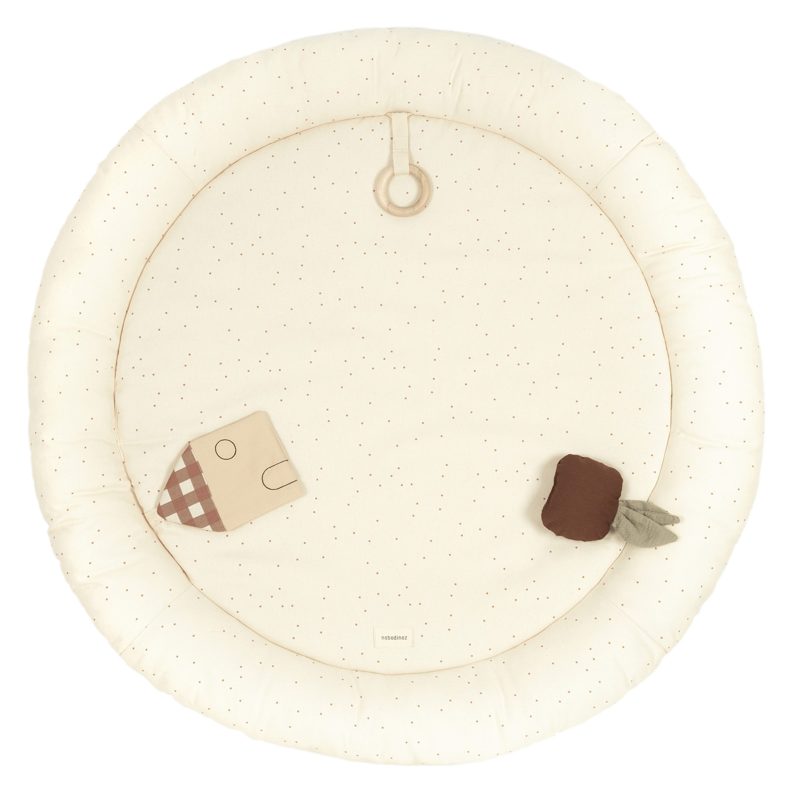 Tapis d'éveil sensoriel rond playground - Sweet Home Nobodinoz