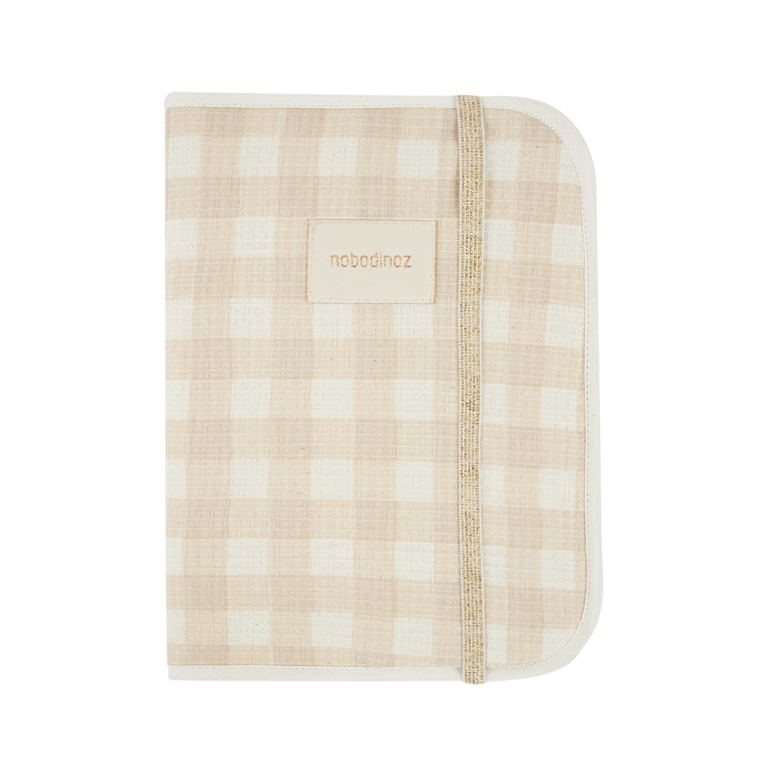 Protège-carnet de santé Poema - Ivory Checks Nobodinoz