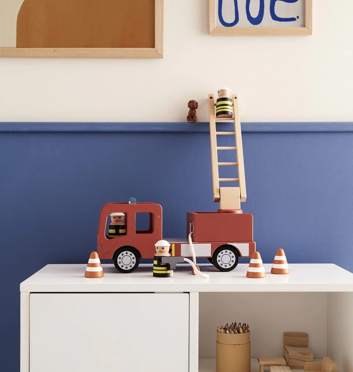 Camion de pompier en bois Kid's Concept