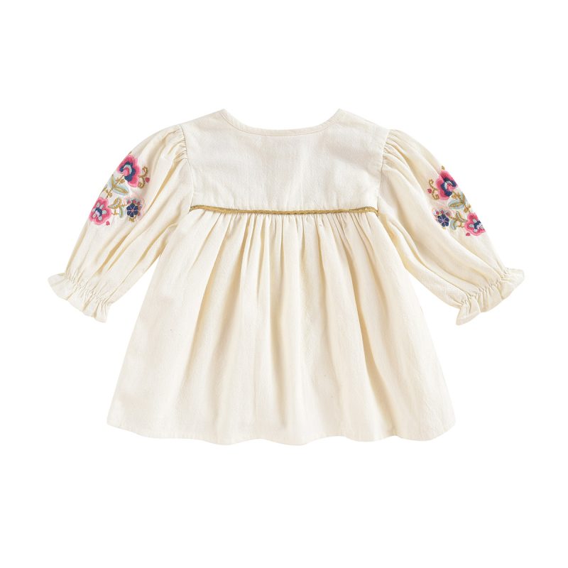 Robe Floriane - Ivoire - Louise Misha - Dos