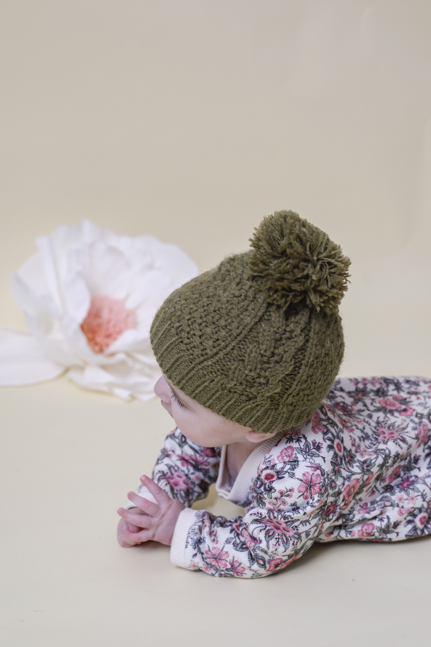 Combinaison Helene - Ivoire Fleurs