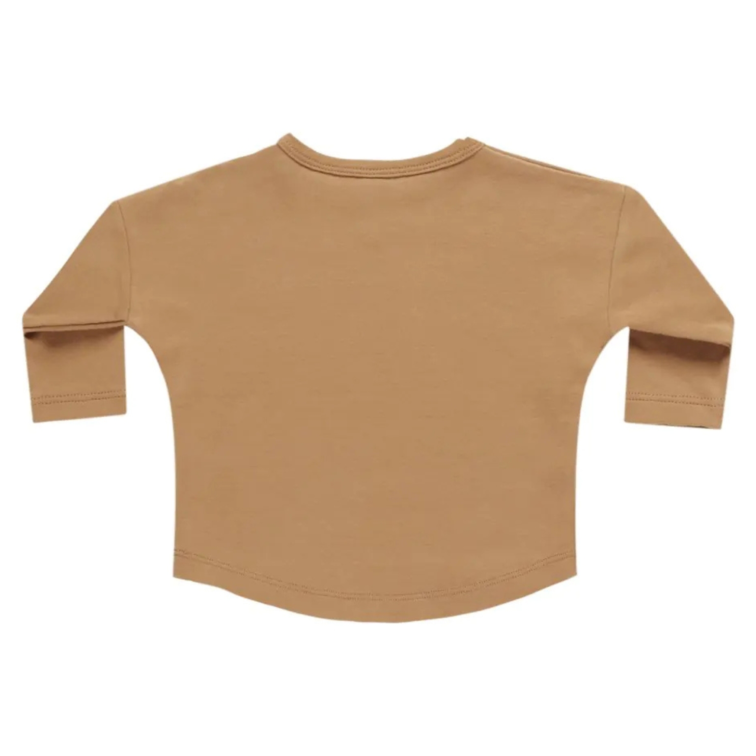 T-shirt bébé manches longues - Ocre - Quincy Mae Dos