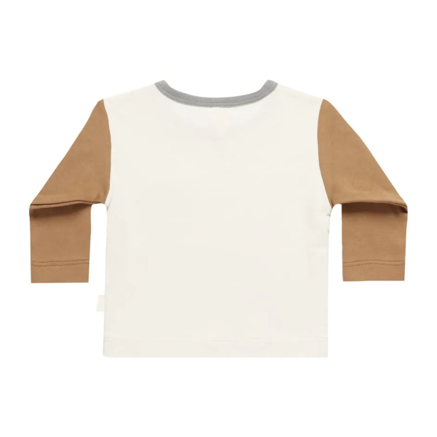 T-shirt manches longues Coton bio - Ivoire - Quincy Mae Dos