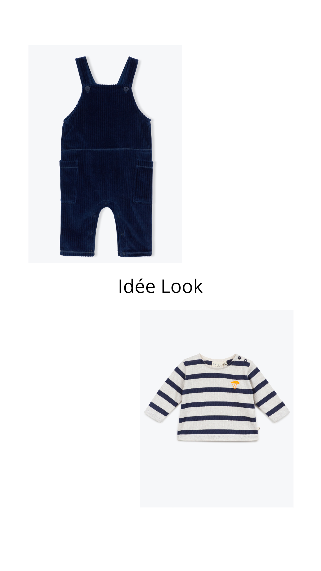 Marinière Nuage Charly - Bleu Marine