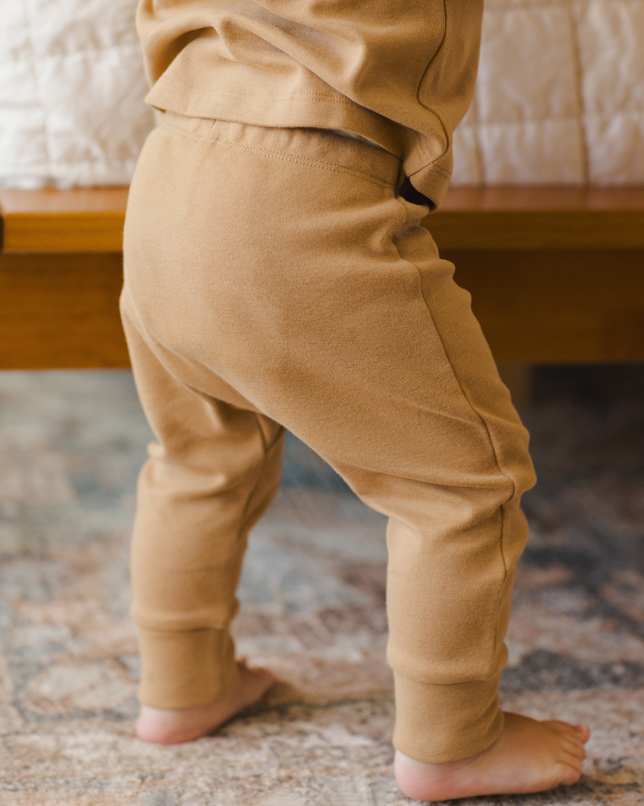 Pantalon Coton bio - Ocre