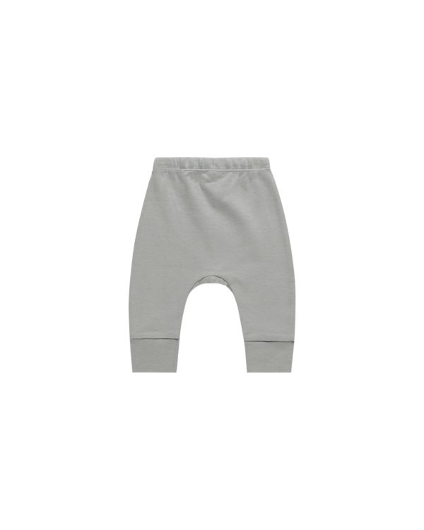 Pantalon Coton bio - Gris bleu - Quincy Maé DOS