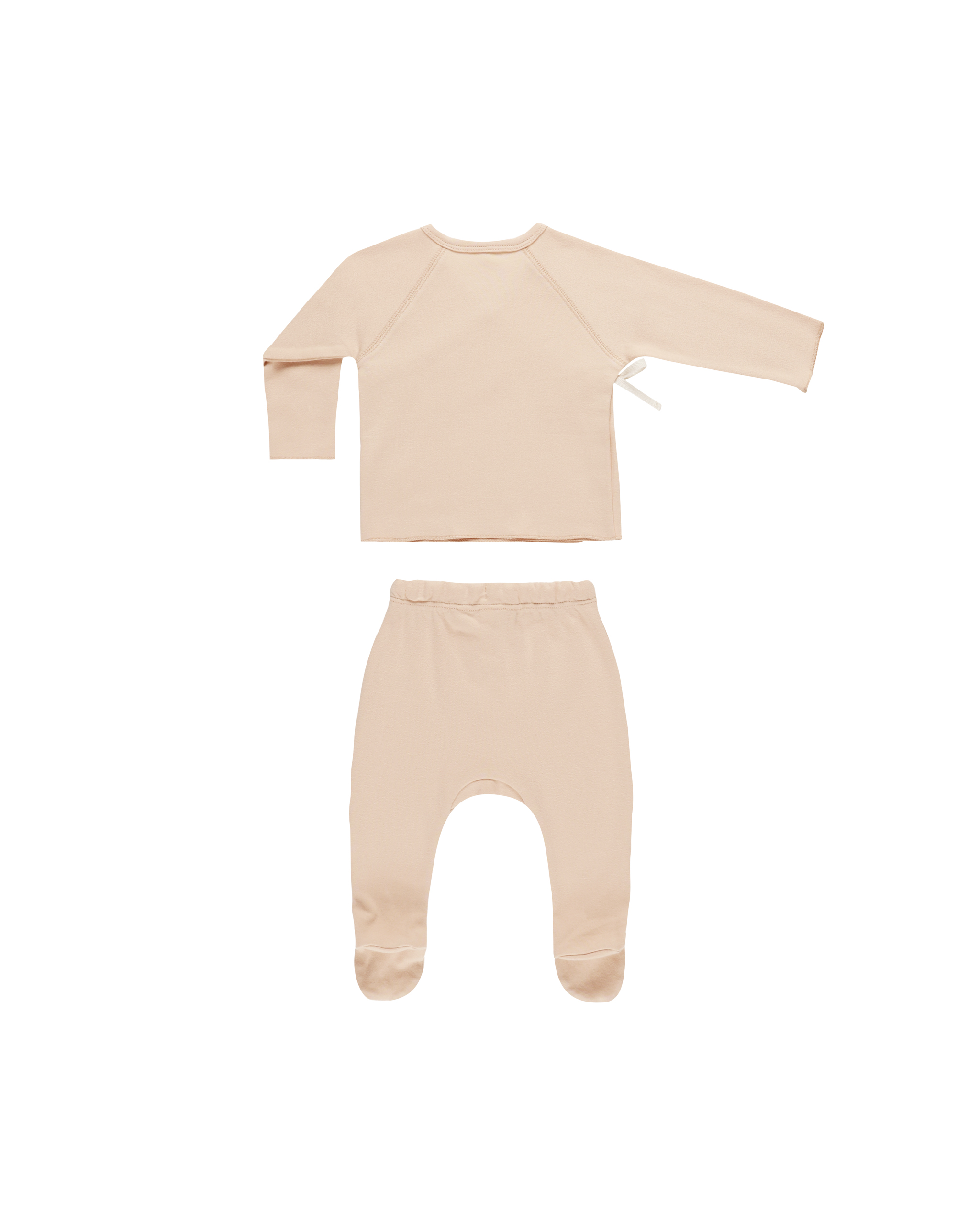 Ensemble 2 pièces Coton - Rose poudré - Quincy Maé DOS