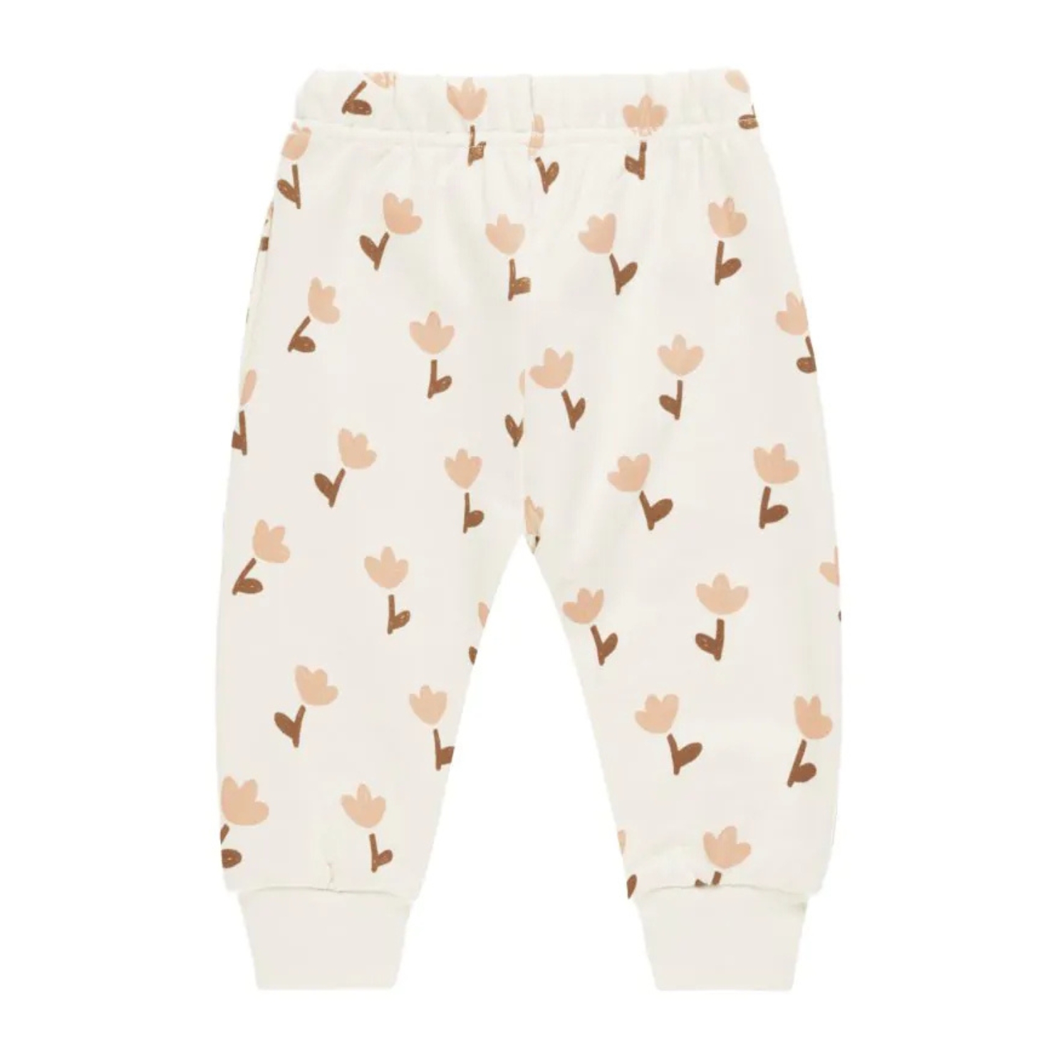 Pantalon de jogging bébé Tulipes - Ivoire - Quincy Mae Dos