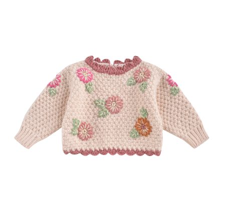 Pull bébé Acia - Blush en maille - Louise Misha