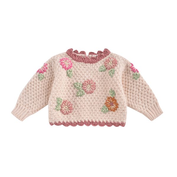 Pull bébé Acia - Blush en maille - Louise Misha