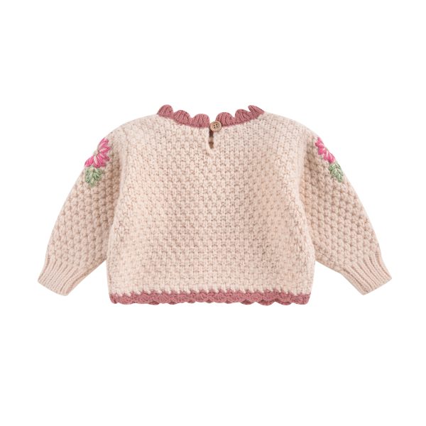 Pull bébé Acia - Blush en maille - Louise Misha DOS