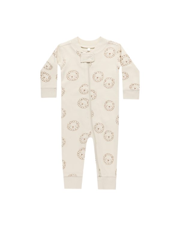 Pyjama sans pieds bébé Lion - Écru Quincy Mae