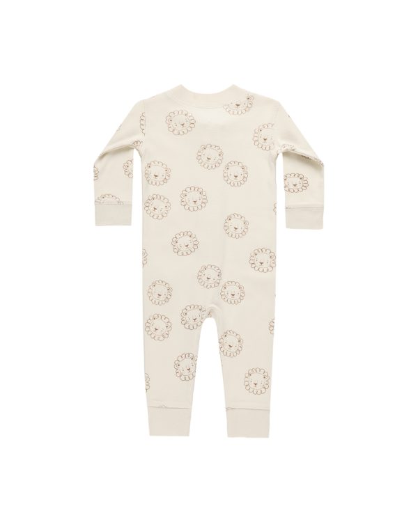 Pyjama sans pieds bébé Lion - Écru Quincy Mae DOS