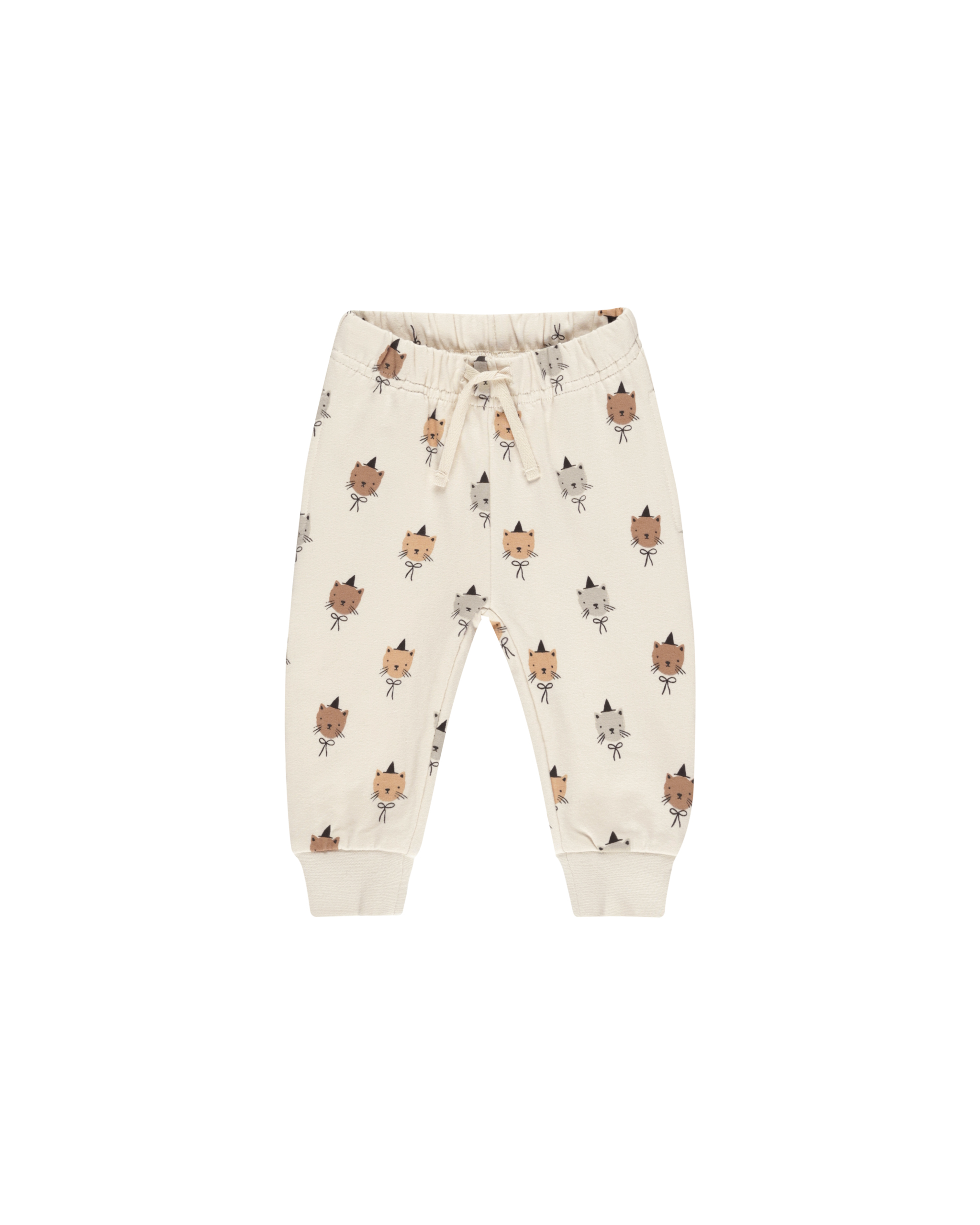 Pantalon en molleton Chats - Naturel