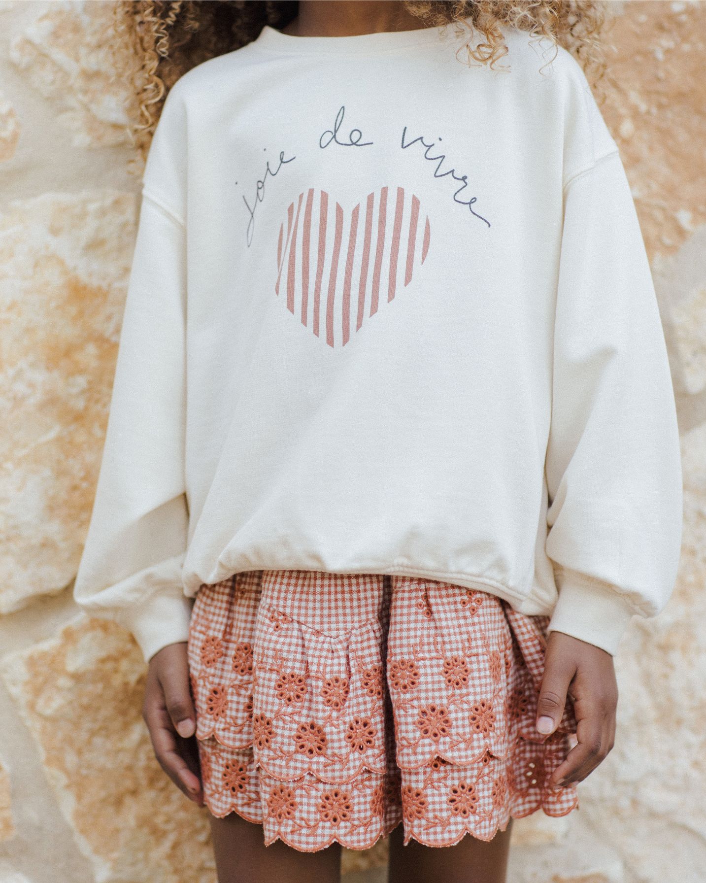 Sweat Oversize Joie de Vivre - Naturel Rylee + Cru Lifestyle