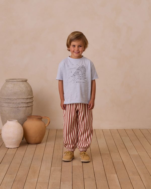 T-Shirt Côte Almafitaine - Bleu Clair Rylee + Cru Lifestyle 3