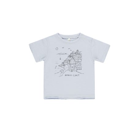 T-Shirt Côte Almafitaine - Bleu Clair Rylee + Cru