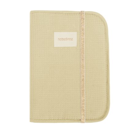 Protège carnet de santé Nobodinoz Poema Green Tea format A5