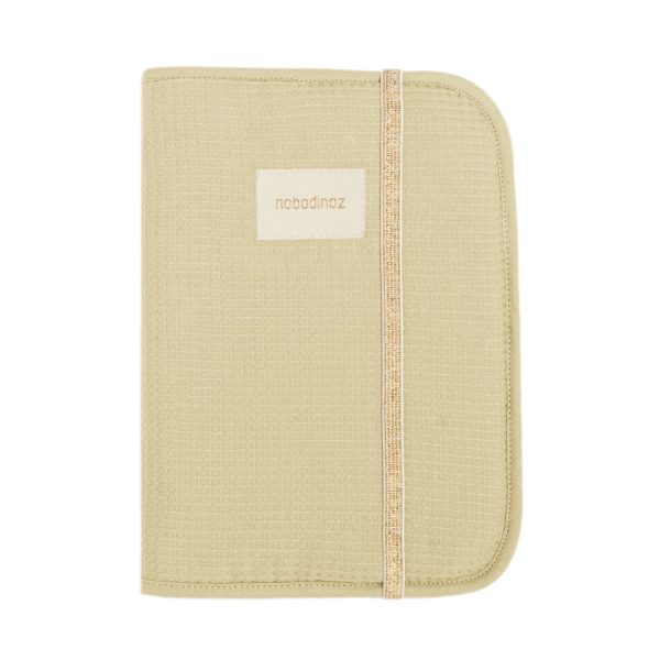 Protège carnet de santé Nobodinoz Poema Green Tea format A5