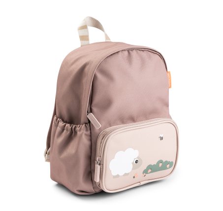 Sac à dos maternelle enfant rose avec motif mouton Done by Deer