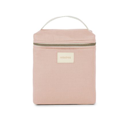 sac isotherme bébé rose Nobodinoz vue de face