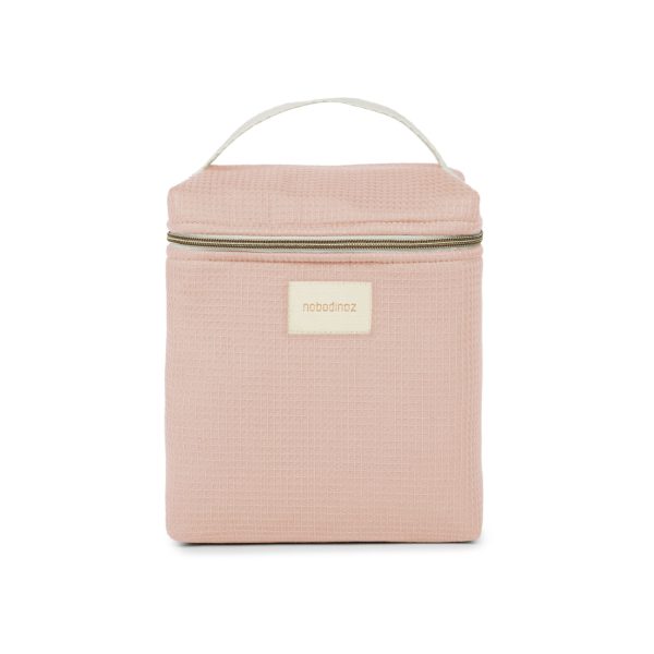 sac isotherme bébé rose Nobodinoz vue de face